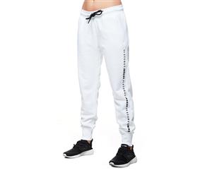 Under Armour Women's TB Ottoman Fleece Trackpants / Tracksuit Pants - White