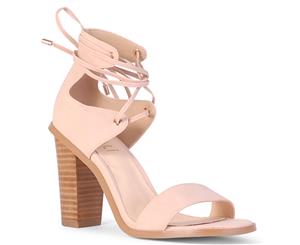 Verali Women's Gael Heeled Sandal - Blush Nubuck