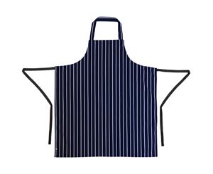 Whites Butchers Stripe Apron Navy XL