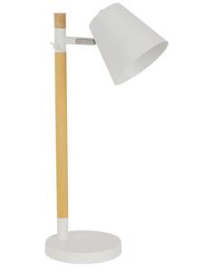 Willow 1 Light Table lamp in Ashwood/White