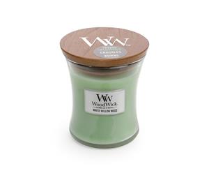 WoodWick Medium Candle - White Willow Moss