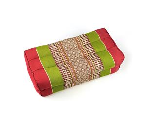 Yoga Block Meditation Cushion Pillows Pilates Prop Bolster Neck massage Red