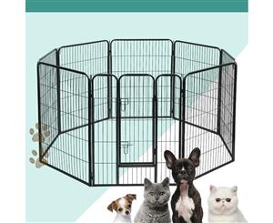 i.Pet 40" 8 Panel Pet Dog Playpen Puppy Exercise Cage Enclosure Fence Cat Play Pen XXL 100x80cm