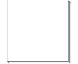 10 x Fabriano Ingres 160gsm - White - Half Sheet (50x35cm / 19.7&quotx13.8")