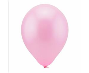 10x Babypink Latex Standard 25cm Helium Balloons Balloon Party Wedding Birthday