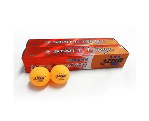 12x DHS 3 Star 40mm Table Tennis Ping Pong Competition Balls Orange