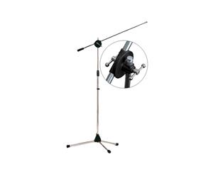 20DS002 2X Microphone Floor Stand With 82Cm Floating Boom Adjustable Height 91 To 157Cm 2X MICROPHONE FLOOR STAND