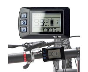 36V Speed Waterproof LCD Digital Control Panel/Display Meter for Ebike Scooter