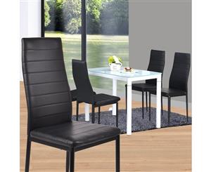 4 PCS PU Leather Modern Dining Chair