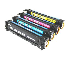 4x HP CE320A-3A Toner for Laserjet CM1415CP1525nwCM1415fnwCM1525 128A