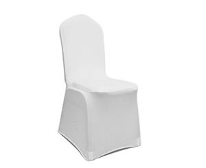 50X White Chair Cover Spandex Lycra Folding Banquet Wedding Party Covers Banqu