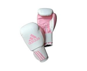 Adidas Response Boxing Gloves White Pink 10oz