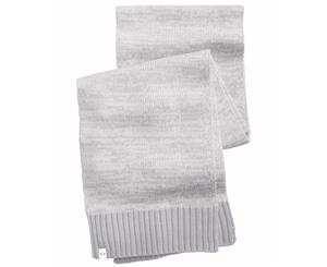 Alfani Gray Knitted Space-Dye Men's Ribbed Trim One Size Scarf Neckwear