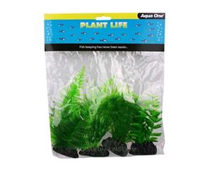 Aqua One Plastic Plant 4Pk Mix 5 24235