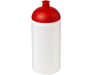 Baseline Plus 500Ml Dome Lid Sport Bottle With Grip (Transparent/Red) - PF2819