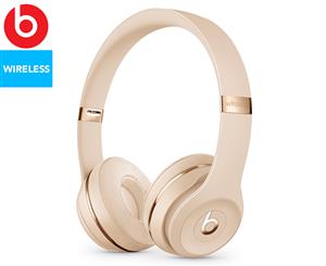 Beats Solo3 Icon Collection Bluetooth Wireless On-Ear Headphones - Satin Gold