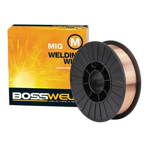 Bossweld 0.6mm 5.0kg Mild Steel S6 MIG Wire