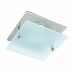 Brilliant Lighting 240V Brushed Chrome Berra Square Halogen Downlight