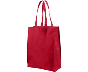 Bullet Conessa Mid-Size Laminated Shopper Tote (Red) - PF1495