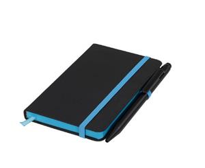 Bullet Noir Edge Notebook (Black/Blue) - PF2741