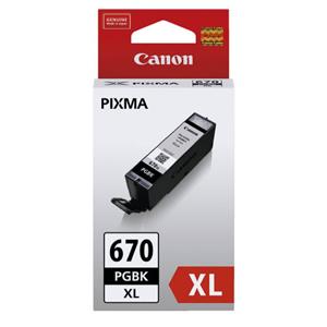 Canon - PGI670XLBK - Pigment Black Extra Large Ink Tank