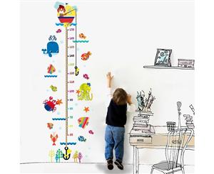 Cartoon Cute Cat Height Measure Wall Decoration (Size 175cm x 60cm)