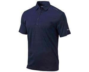 Columbia Golf Omni-Wick Printed Dot Polo - Collegiate Navy - Mens