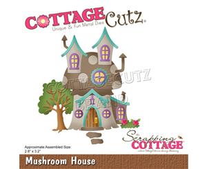 CottageCutz - Dies Mushroom House 2.8 inch X3.2 inch