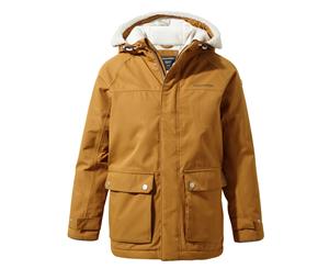 Craghoppers Boys Arlberg Breathable Waterproof Jacket Coat - Spiced Coppr