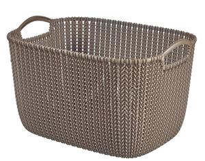 Curver Storage Knit Basket 19lt (Rectangular)