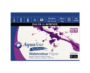 Daler Rowney Aquafine Watercolour 300gsm Gummed Pad A4 - 12 Sheets