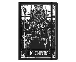 Deadly Tarot The Emperor A5 Hard Cover Notebook (Black) - GR1712