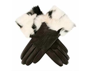 Dents Women's Hairsheep Leather Hand Sewn Glove - Black