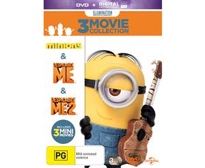 Despicable Me / Despicable Me 2 / Minions with Digital Download DVD Region 4