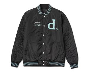 Diamond Supply Co Un Polo Varsity Jacket Black - Black