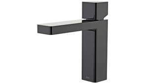 Dorf Epic Block Basin Mixer - Matte Black