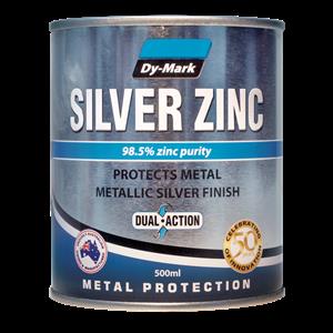 Dy-Mark 500ml Silver Zinc Metal Paint