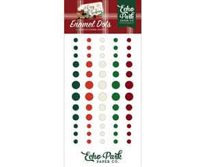 Echo Park - Adhesive Enamel Dots 60 pack A Cozy Christmas