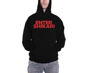 Enter Shikari Hoodie Synth Band Logo Official Mens Pullover - Black