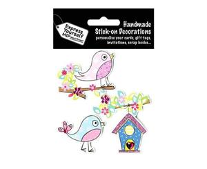 Express Yourself Mip 3-D Stickers - Bird & Birdhouse