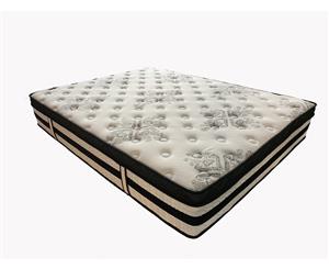 Extra Comfort 5-Zone Single Size 34CM Euro Top Foam Pocket Spring Media Firm Queen Mattress