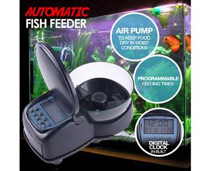 Fish Feeder Automatic Food Dispenser Digital Fish Feeding Aquarium Tank Timer