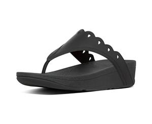 FitFlop Esther Floret Black Sandals