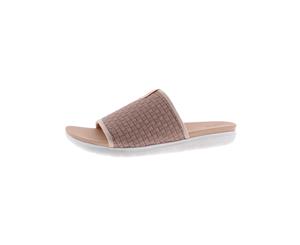 Fitflop Womens Stripknit Basketweave Wedge Slide Sandals