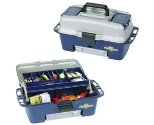 Flambeau 1704 Kwikdraw 1 Tray Fishing Tackle Box with 3 Tuff Tainer Tackle Trays