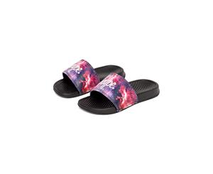 Hype Black Fired Up Kids Kids Unisex Sliders - Black