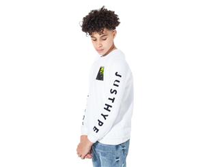 Hype Universal Monsters Lagoon Creature Kids Kids Unisex Oversized Crewneck - Grey