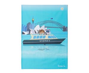 J.Elliot Home - CVD - Sydney Harbour Tea Towel 50x70cm Multi