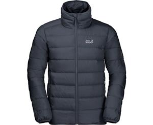 Jack Wolfskin Mens Helium High Lightweight Insulated Down Jacket Coat - Ebony