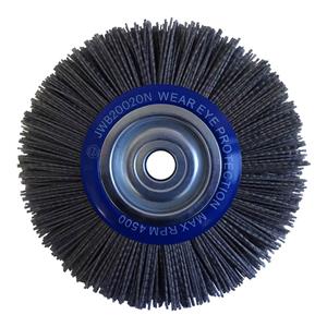 Josco 200mm Crimped Abrasive Nylon Wheel Brush